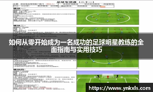 如何从零开始成为一名成功的足球明星教练的全面指南与实用技巧
