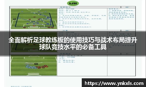 全面解析足球教练板的使用技巧与战术布局提升球队竞技水平的必备工具